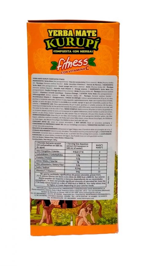 YERBA MATE KURURI FITNESS 500GR