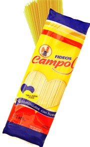 FIDEOS CAMPO9 TALLARIN 400GR