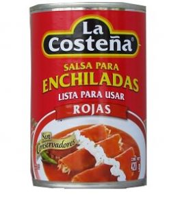 SALSA PARA ENCHILADAS ROJAS X 420G