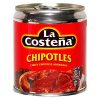 CHILES CHIPOTLES LA COSTEÑA X 220 GR