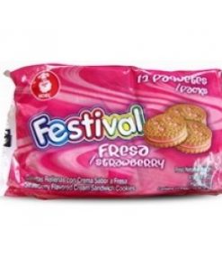 GALLETAS FESTIVAL DE FRESA X 415GRS