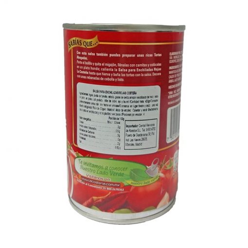 SALSA PARA ENCHILADAS ROJAS X 420G