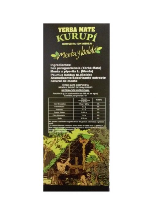 YERBA MATE KURUPI COMPUESTA X500GR