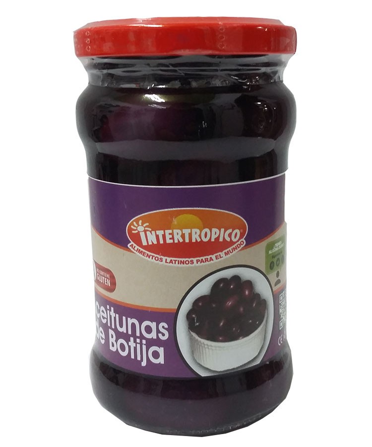 ACEITUNAS DE BOTIJA INTERTROPICO 340GR ACEITUNAS DE BOTIJA INTERTROPICO 340GR