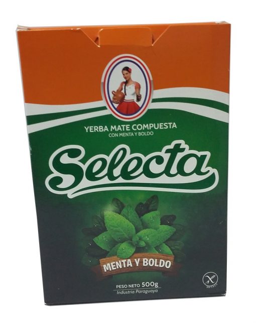 YERBA MATE SELECTA MENTA Y BOLDO