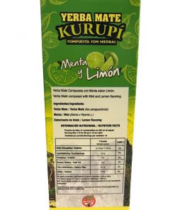 YERBA MATE KURUPI MENTA Y LIMON 500 GR