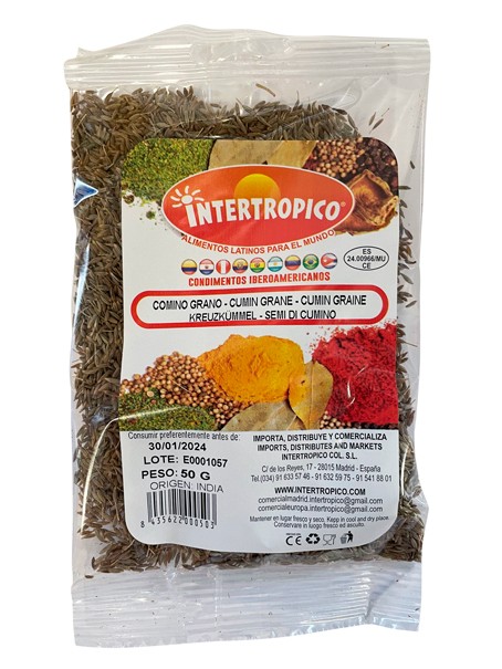 COMINO GRANO INTERTROPICO 50 GR COMINO GRANO INTERTROPICO 50 GR