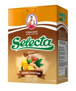 YERBA MATE SELECTA JENGIBRE LIMON Y MIEL 500 GR